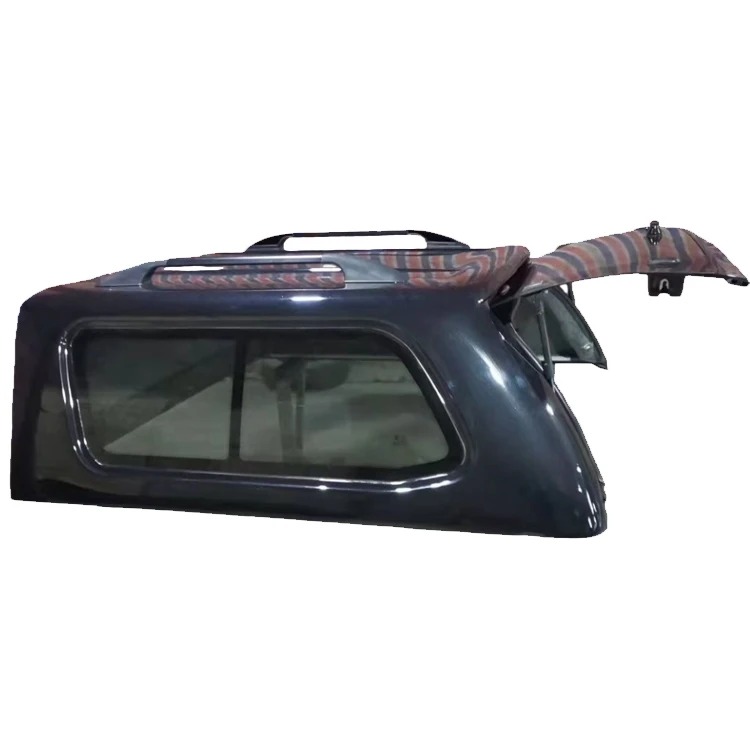 Factory Wholesale Canopy Fiberglass Hardtop Canopy with Luggage Rack with Aluminum Fixed Glass for Amarok